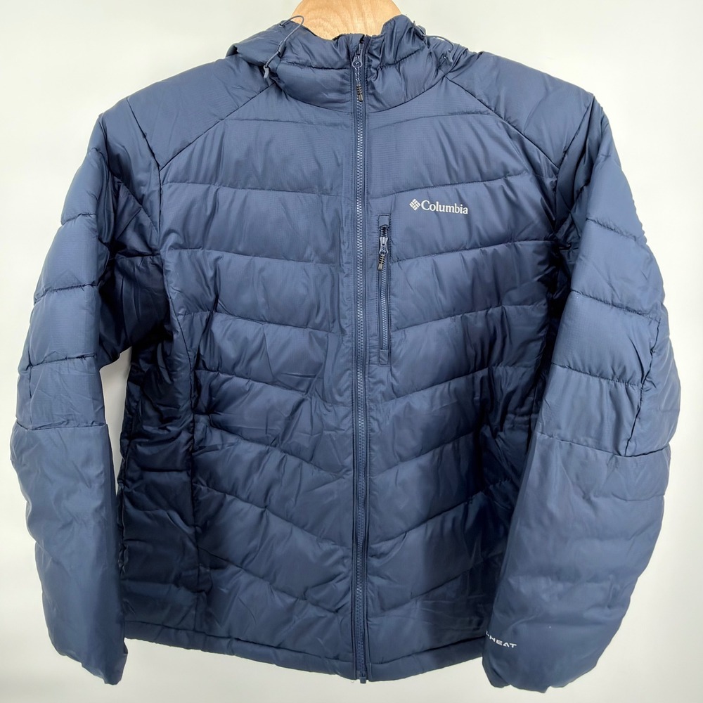 Columbia Labyrinth Loop II Hooded Jacket Mens XXL Blue Omni-Heat NWT WO3560-464